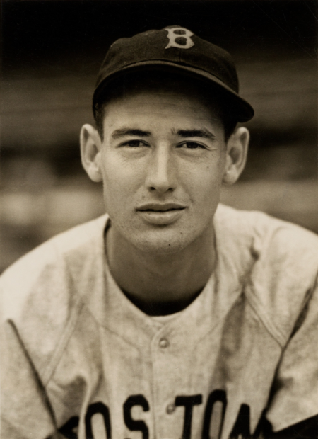 Photograph of Ted Williams from 1939